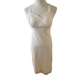 Aristocraft Vintage Lingerie Irish Shamrock Bridal Short Slip Dress XS 32 A/B